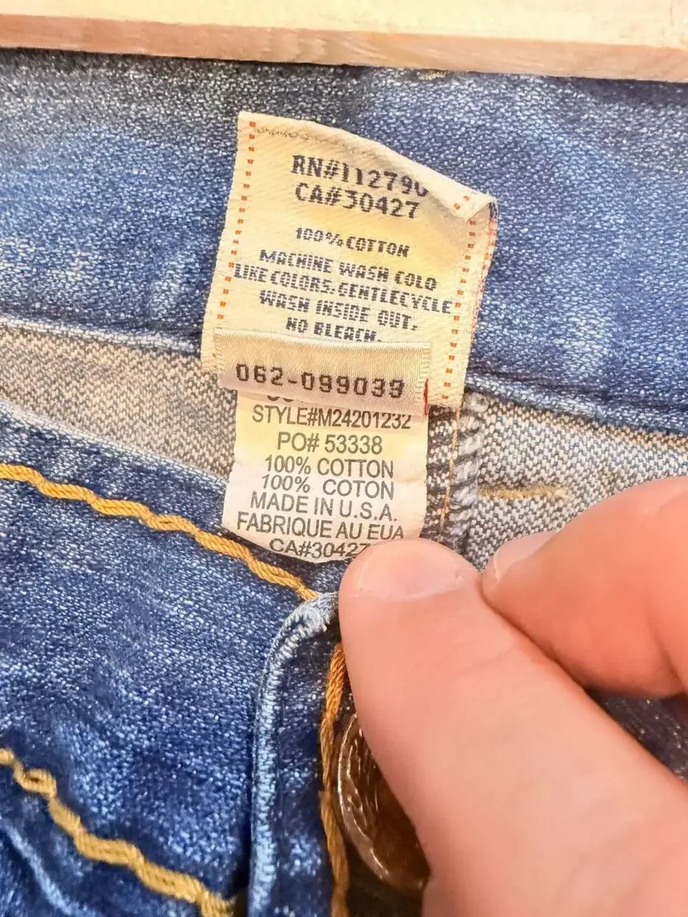 True Religion Billy Giant Big T Denim Jeans Size 38